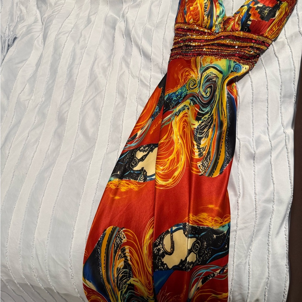 Jovani Multicolor Asymmetrical Dress